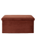 THE HOME DECO FACTORY Aufbewahrungsbank in Braun - (B)76 x (H)38 x (T)38 cm
