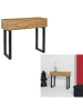 Rétro Chic Sideboard "Calypso" lichtbruin - (B)100 x (H)80 x (D)35 cm