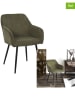 THE HOME DECO FACTORY 2er-Set: Esszimmerstühle in Khaki - (B)55,5 x (H)82 x (T)61 cm