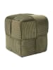 THE HOME DECO FACTORY Pouf in Khaki - (B)36 x (H)38 cm