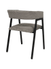 THE HOME DECO FACTORY 2-delige set: fauteuils "Scott" taupe - (B)51,5 x (H)71,5 x (D)50,5 cm