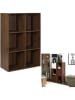 Rétro Chic Standregale in Braun - (B)66,6 x (H)97,8 x (T)31,8 cm
