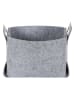 THE HOME DECO FACTORY 2er-Set: Körbe ib Grau - (B)25 x (H)16 x (T)17 cm