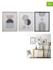 THE HOME DECO FACTORY 3er-Set: Kunstdrucke - (B)45 x (H)60 cm