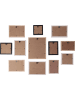 THE HOME DECO FACTORY 12er-Set: Bilderrahmen in Hellbraun