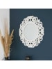 THE HOME DECO FACTORY Spiegel wit - Ø 60 cm