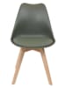 chairs for all 2er-Set: Esszimmerstühle in Khaki - (B)46 x (H)86,5 x (T)52 cm