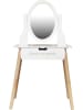 The Home Deco Kids Frisiertisch "Louise" in Weiß - (B)55 x (H)109 x (T)30 cm