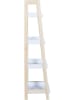 The Home Deco Kids Wandmeubel "Tim" wit/naturel - (B)30 x (H)117,5 x (D)30 cm