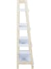 The Home Deco Kids Regal "Tim" in Weiß/ Natur - (B)60 x (H)117 x (T)30 cm