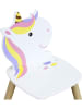 The Home Deco Kids 3-delige set: zithoek "Licorne" wit