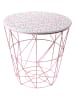 The Home Deco Kids Tafel met opbergruimte lichtroze - (B)30 x (H)30 x (D)30 cm