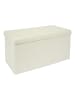 THE HOME DECO FACTORY Zitkist beige - (B)76 x (H)38 x (D)38 cm
