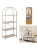 THE HOME DECO FACTORY Standregal in Beige - (B)60 x (H)142 x (T)30 cm