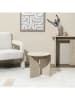 THE HOME DECO FACTORY Bijzettafels beige - (H)45 x Ø 45 cm