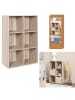 THE HOME DECO FACTORY Standregal in Beige - (B)66 x (H)97,8 x (T)31,8 cm