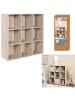 THE HOME DECO FACTORY Standregal in Beige - (B)99 x (H)97,8 x (T)31,8 cm