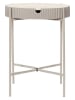 THE HOME DECO FACTORY Beistelltisch in Beige - (H)48 x Ø 39 cm 