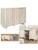 THE HOME DECO FACTORY Dressoir beige - (B)110 x (H)79 x (D)36,5 cm
