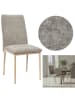 THE HOME DECO FACTORY Esszimmerstuhl in Taupe - (B)52 x (H)91 x (T)43 cm