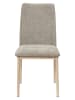 THE HOME DECO FACTORY Esszimmerstuhl in Taupe - (B)52 x (H)91 x (T)43 cm