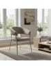 THE HOME DECO FACTORY Esszimmerstuhl in Taupe - (B)55 x (H)78 x (T)55 cm
