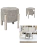 THE HOME DECO FACTORY Kruk taupe - (H)35 x Ø 35 cm