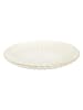 THE HOME DECO FACTORY Serveerbord wit/beige - Ø 27 cm