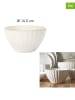 THE HOME DECO FACTORY 4-delige set: Mueslikom wit - Ø 14,5 cm