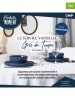 COOK CONCEPT 12-delig tafelservies donkerblauw