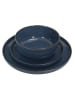 COOK CONCEPT 12-delig tafelservies donkerblauw