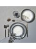 THE HOME DECO FACTORY 12tlg. Tafelservice "Elysia" in Creme/ Grau