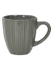 THE HOME DECO FACTORY 6er-Set: Tassen in Grau - 330 ml
