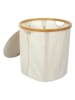 THE HOME DECO FACTORY Aufbewahrungskorb in Creme/ Natur - (B)38 x (H)38 x (T)38 cm