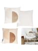 THE HOME DECO FACTORY Kussen beige/crème - (L)40 x (B)40 cm