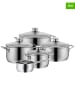 WMF 5tlg. Set: Edelstahl-Töpfe "Diadem plus"