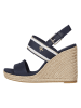 Tommy Hilfiger Keilsandaletten in Dunkelblau