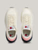 Tommy Hilfiger Leder-Sneakers in Creme
