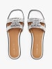 Tommy Hilfiger Slippers zilverkleurig
