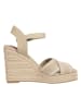 Tommy Hilfiger Keilsandaletten in Beige