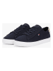 Tommy Hilfiger Leder-Sneakers in Dunkelblau