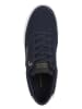 Tommy Hilfiger Leren sneakers donkerblauw