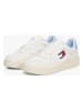 Tommy Hilfiger Skórzane sneakersy w kolorze kremowym