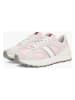 Tommy Hilfiger Leder-Sneakers in Creme/ Rosa
