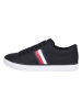 Tommy Hilfiger Leren sneakers zwart