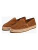 Tommy Hilfiger Leren espadrilles lichtbruin