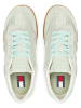 Tommy Hilfiger Leder-Sneakers in Türkis