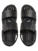 Tommy Hilfiger Leder-Sandalen in Schwarz