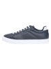 Tommy Hilfiger Leren sneakers donkerblauw