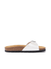 Mandel Slippers "Agata" wit
